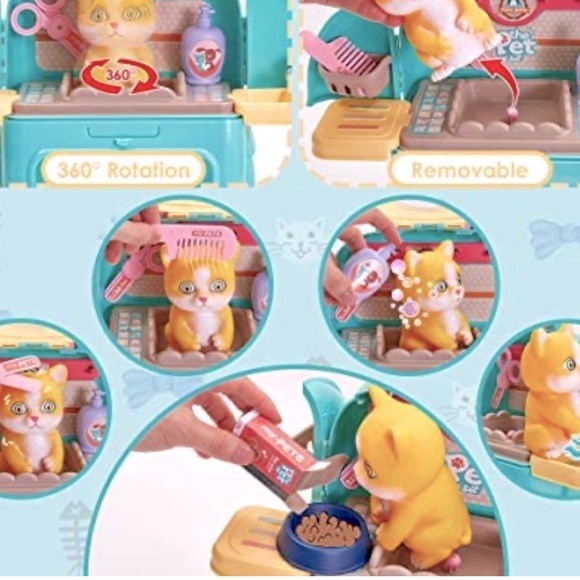 Pretend Play Pet Groomer in a backpack - Picture 10 of 11